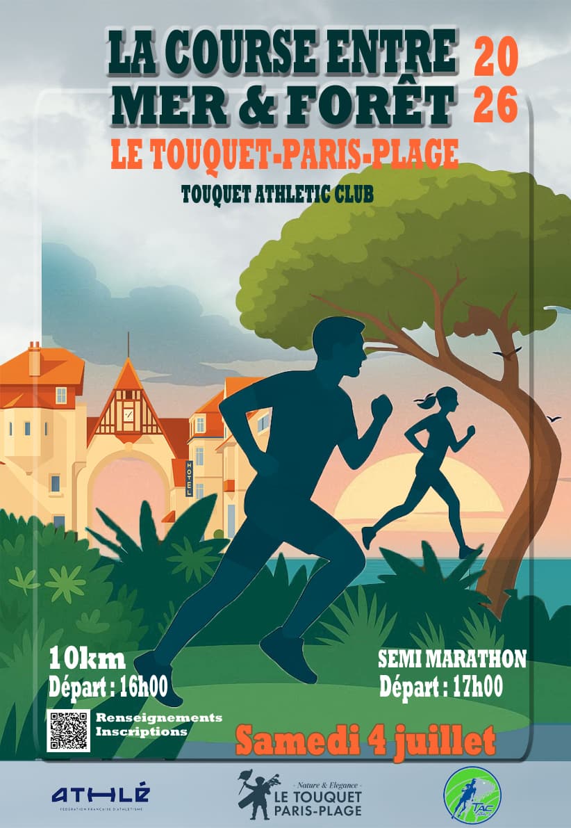 La course entre mer & forêt