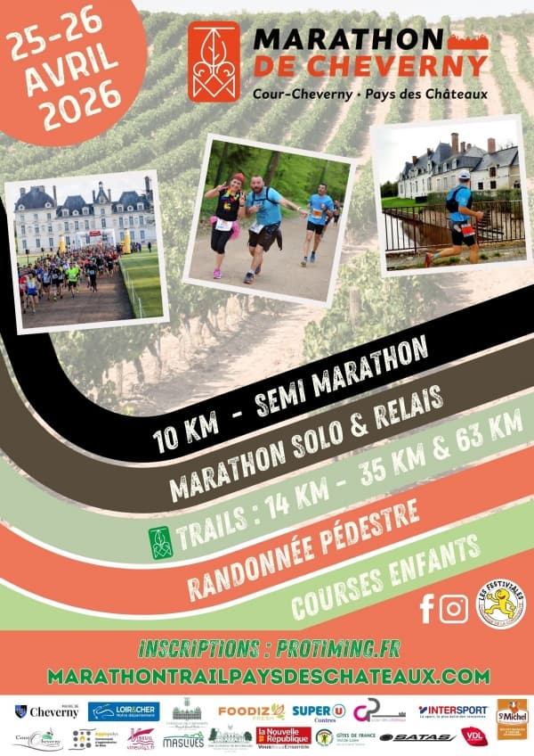 Marathon de Cheverny et Trail du Pays des Chateaux